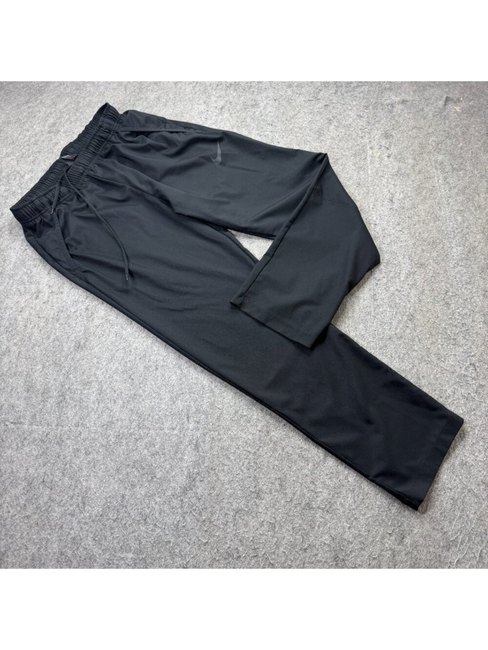 Nike Team Woven Track Pants Men L Black Training Ankle Zip 29" CU4957